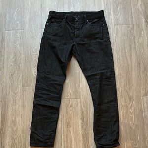 Raw Denim Stylish Black Denim Jeans